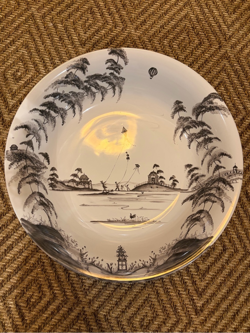 Juliska White Country Estate 'Kite Fliers' Plate
